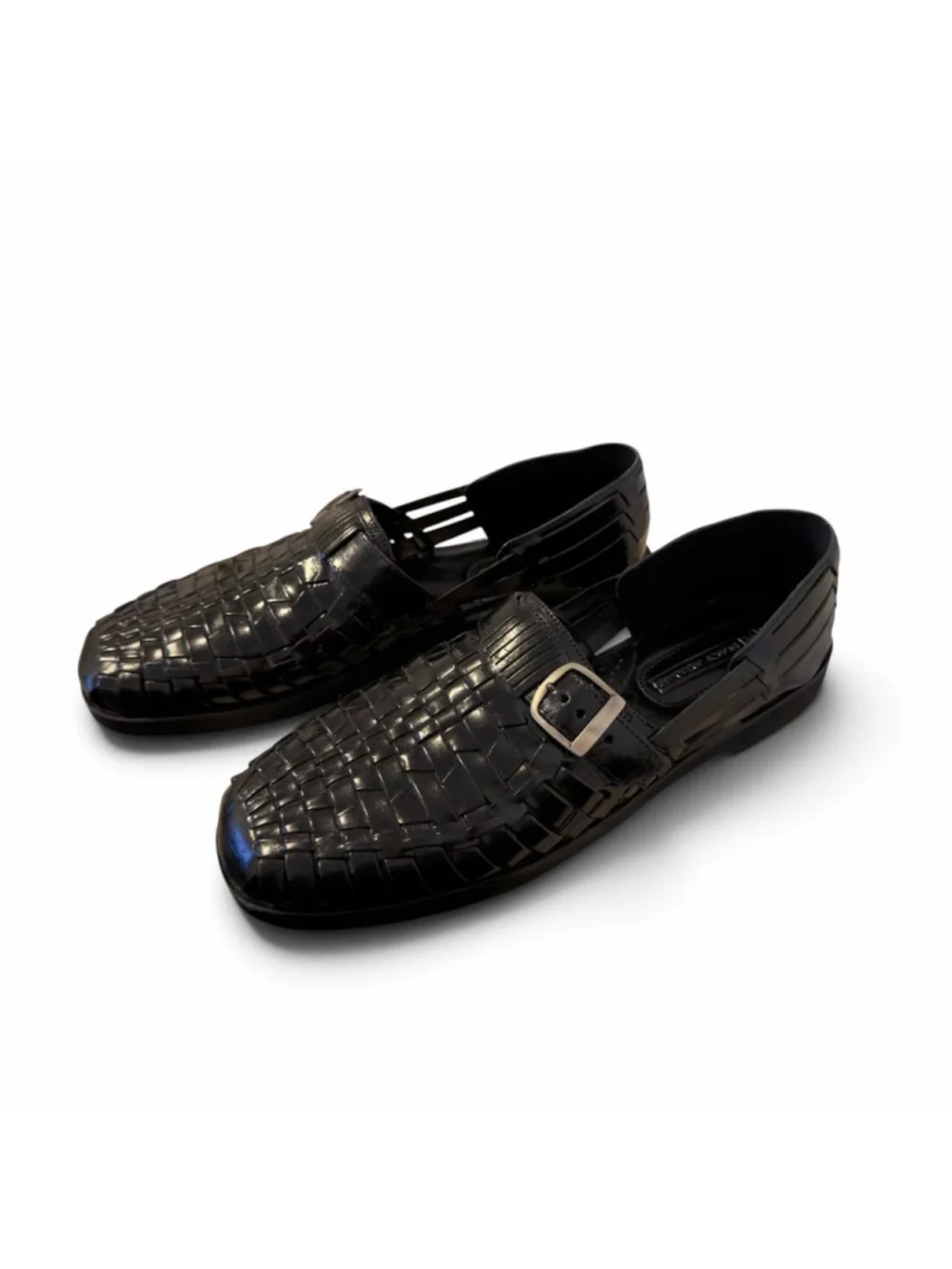 Stacy Adams Woven 100% Leather Fisherman Shoes Men’s 13  Bottega Veneta–inspired